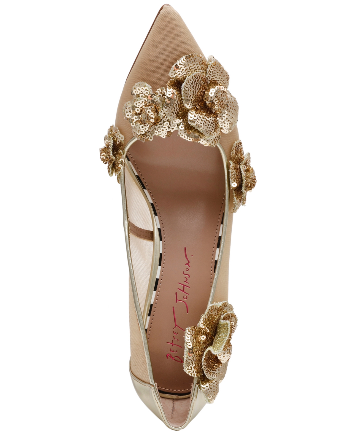 Betsey Johnson Women's Rossa Rosette Embellished Stiletto Pumps