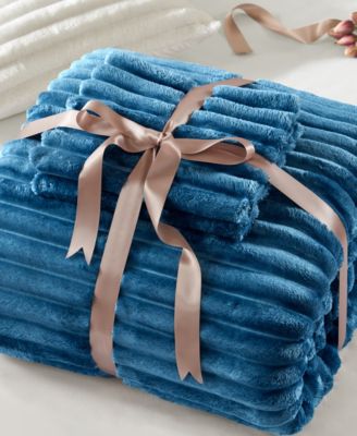 Avril Fluffy Ribbed Plush 2-Pc. Comforter Set, Twin/Twin XL