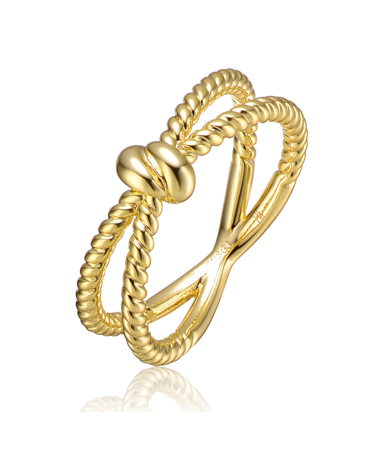 14K Gold Plated/White Plated with Cubic Zirconia Miami Cocktail Ring