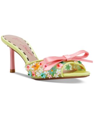 Women's Naddia Ditzy Floral Stiletto Slip-On Mules