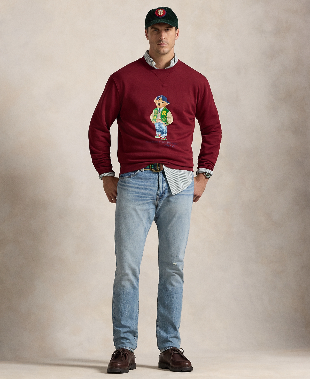 Polo Ralph Lauren Men's Big & Tall Polo Bear Fleece Sweatshirt