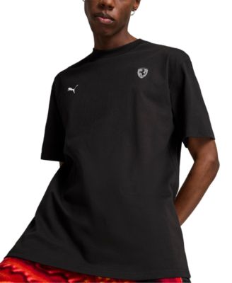 Puma - Men's Ferrari Neon Race Relaxed-Fit Logo Graphic T-Shirt
