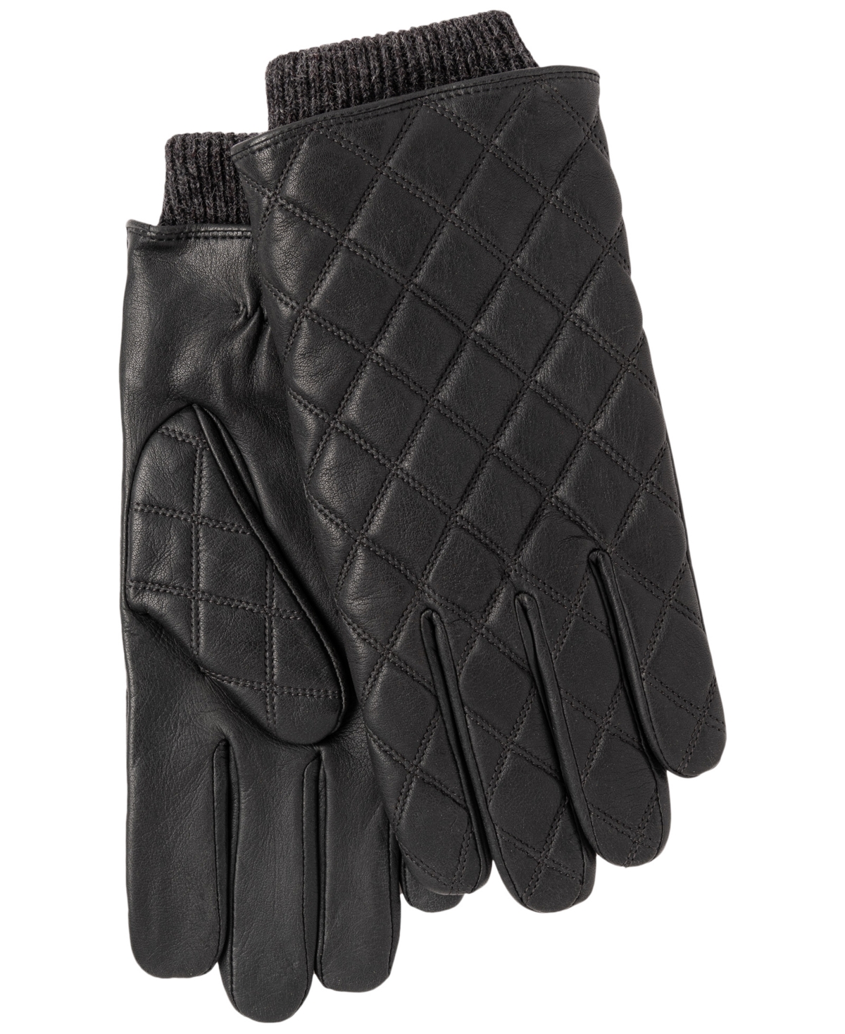 Polo Ralph Lauren Men's Quilted Leather Glove In Black