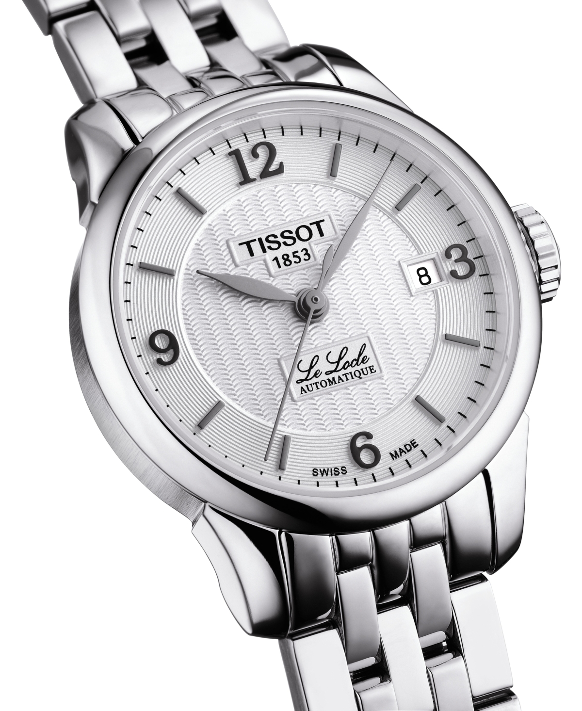 Tissot Women's Swiss Automatic Le Locle Stainless Steel Bracelet Watch 25mm