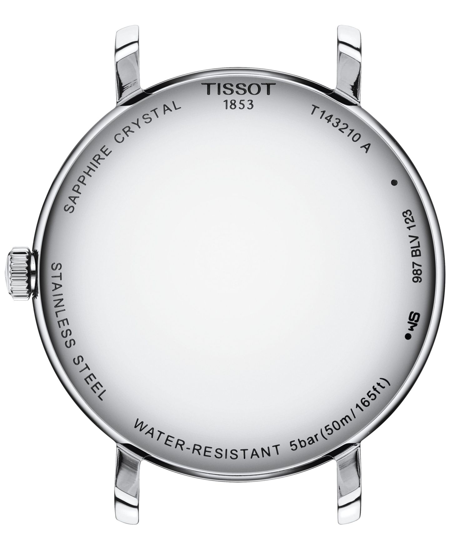 Женские часы Tissot Swiss Everytime Black Leather Strap Watch 34mm — фото 3
