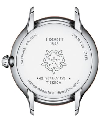 Women's Swiss Odaci-T Cream Leather Strap Watch 33mm