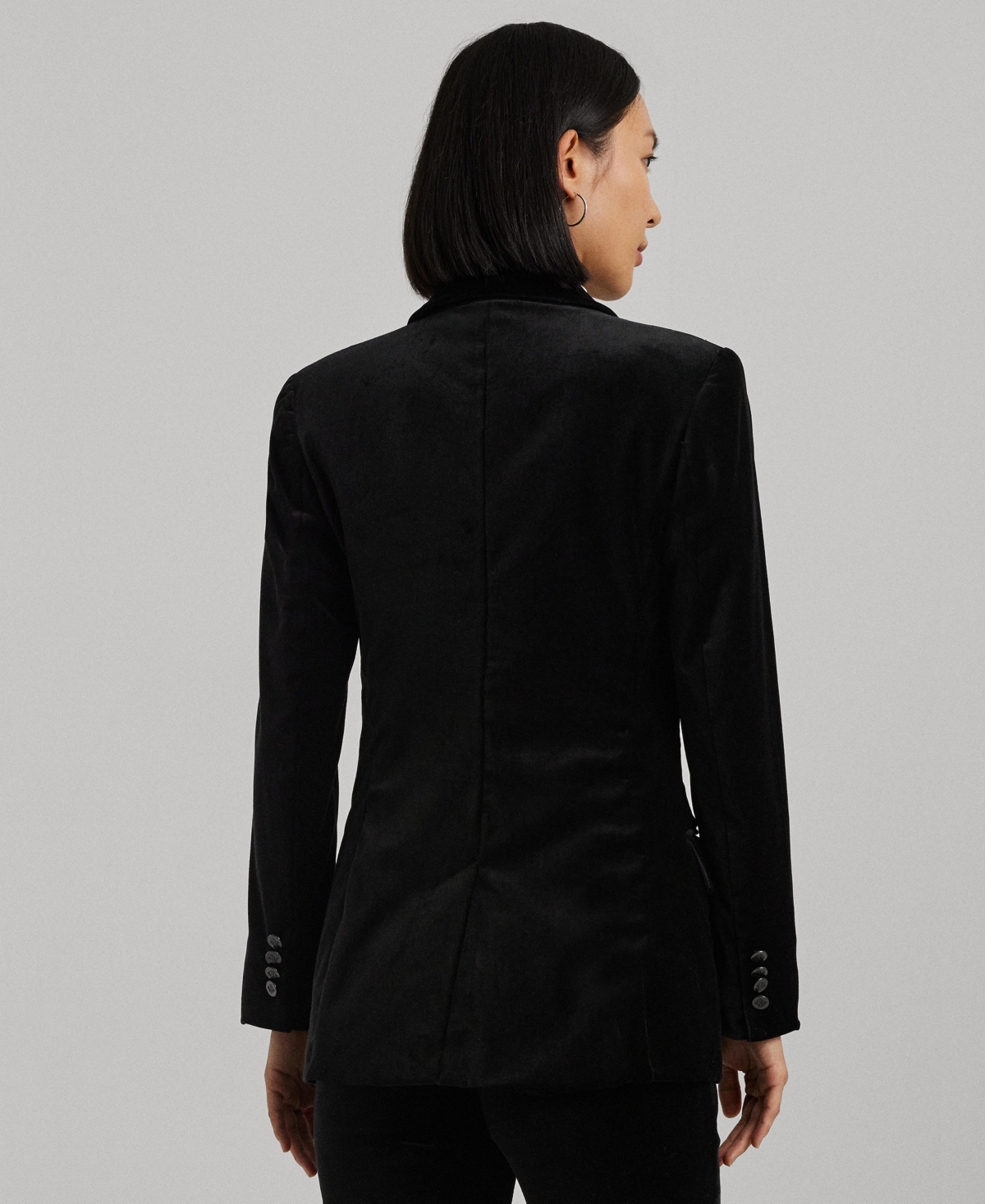 Lauren Ralph Lauren Women's Stretch Velvet Blazer, Regular & Petite