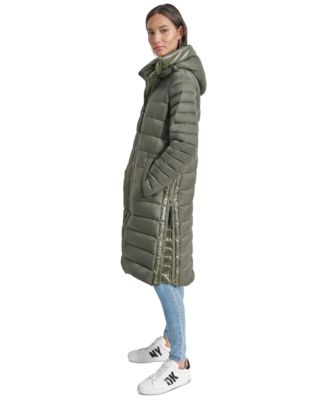 Women's Down Quilted Hooded Puffer Coat