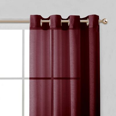 Melrose Semi Sheer Window Panel Set, 110" W x 84" L