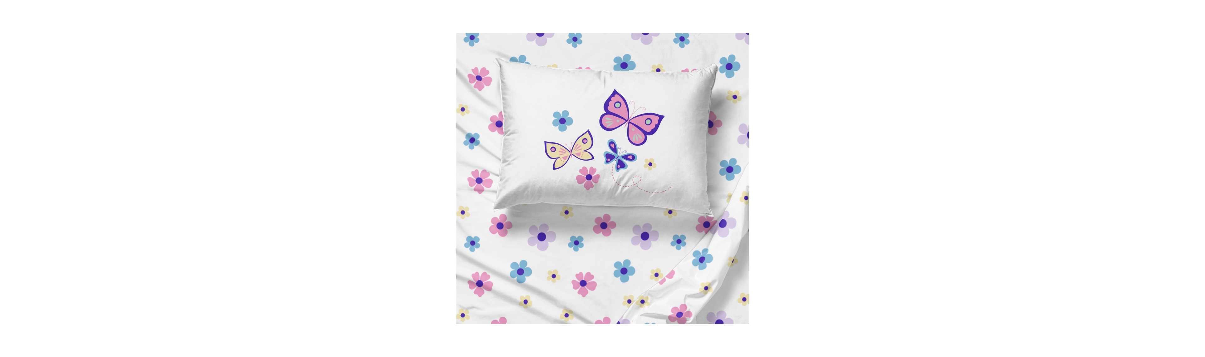 Sunny Side Up Flutter Toddler Sheet Set
