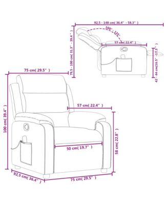Massage Recliner Chair Dark