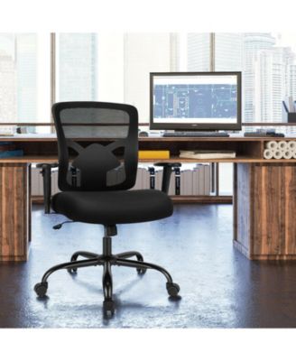 400LBS Mesh Big and Tall Office Chair Swivel Task Chair