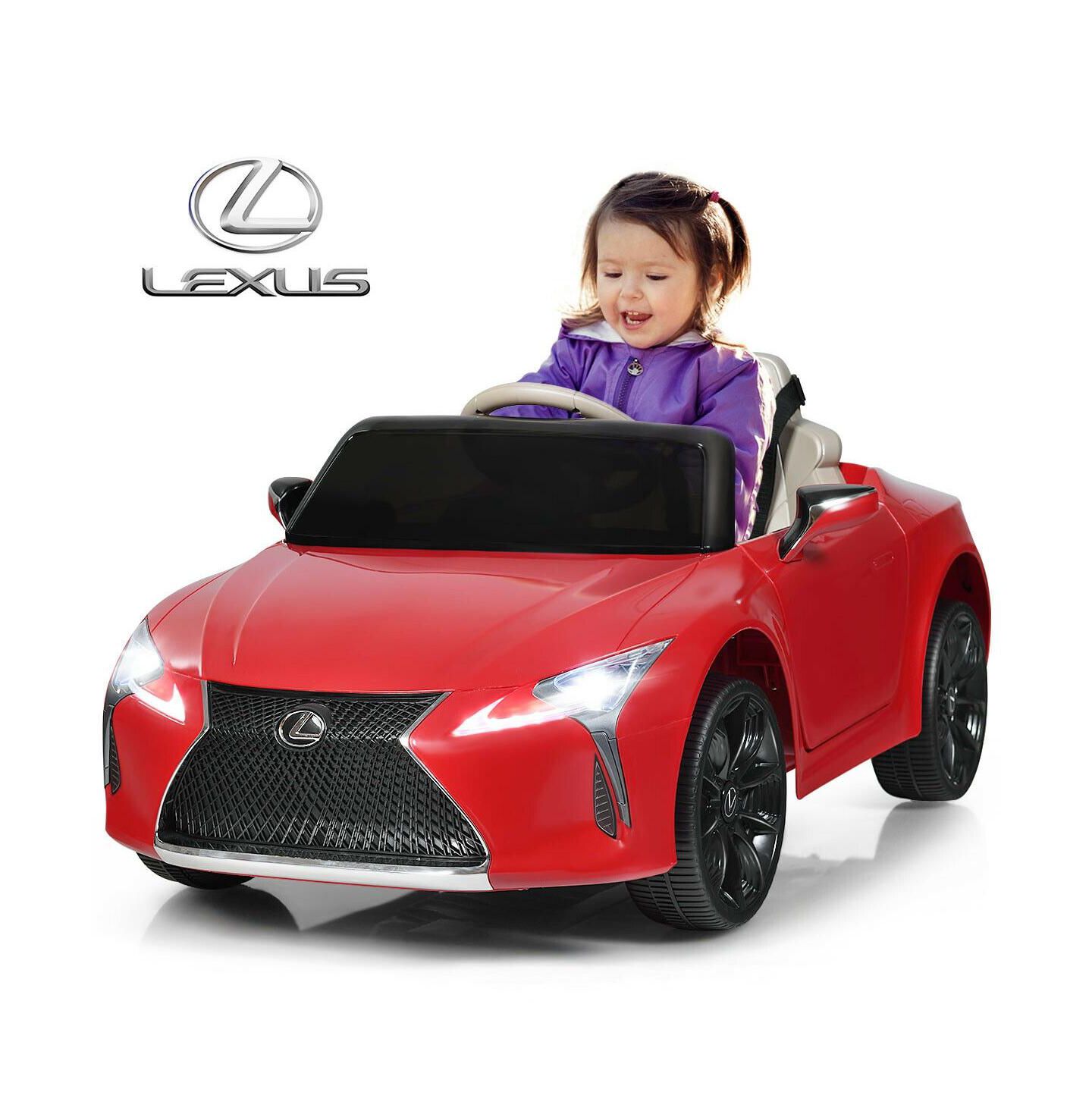 Детская игрушка SUGIFT Licensed Lexus LC500 12V Remote Control Ride-On Car, Ages 3-7, цвет: Красный — фото 7