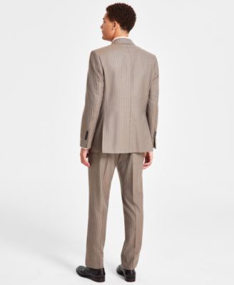 BROOKS BROTHERS B BY BROOKS BROTHERS MEN CLASSIC FIT WOOL BLEND DOUBLE BREASTED SUIT SEPARATES 