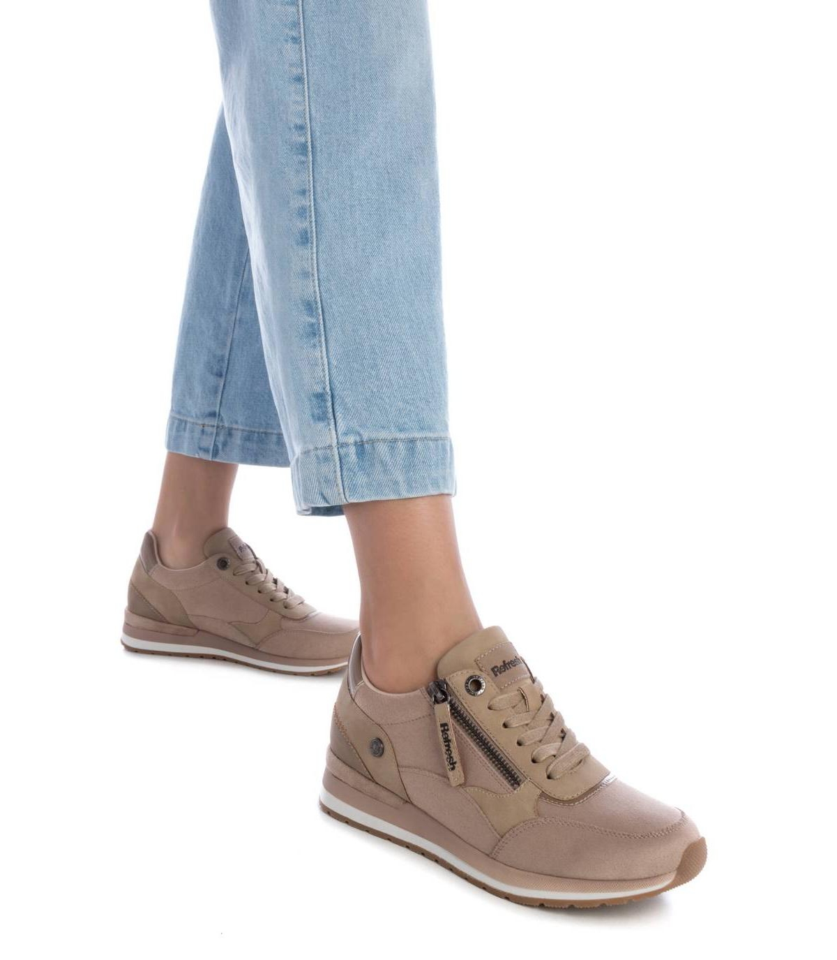 Xti Women's Casual Suede Sneakers By