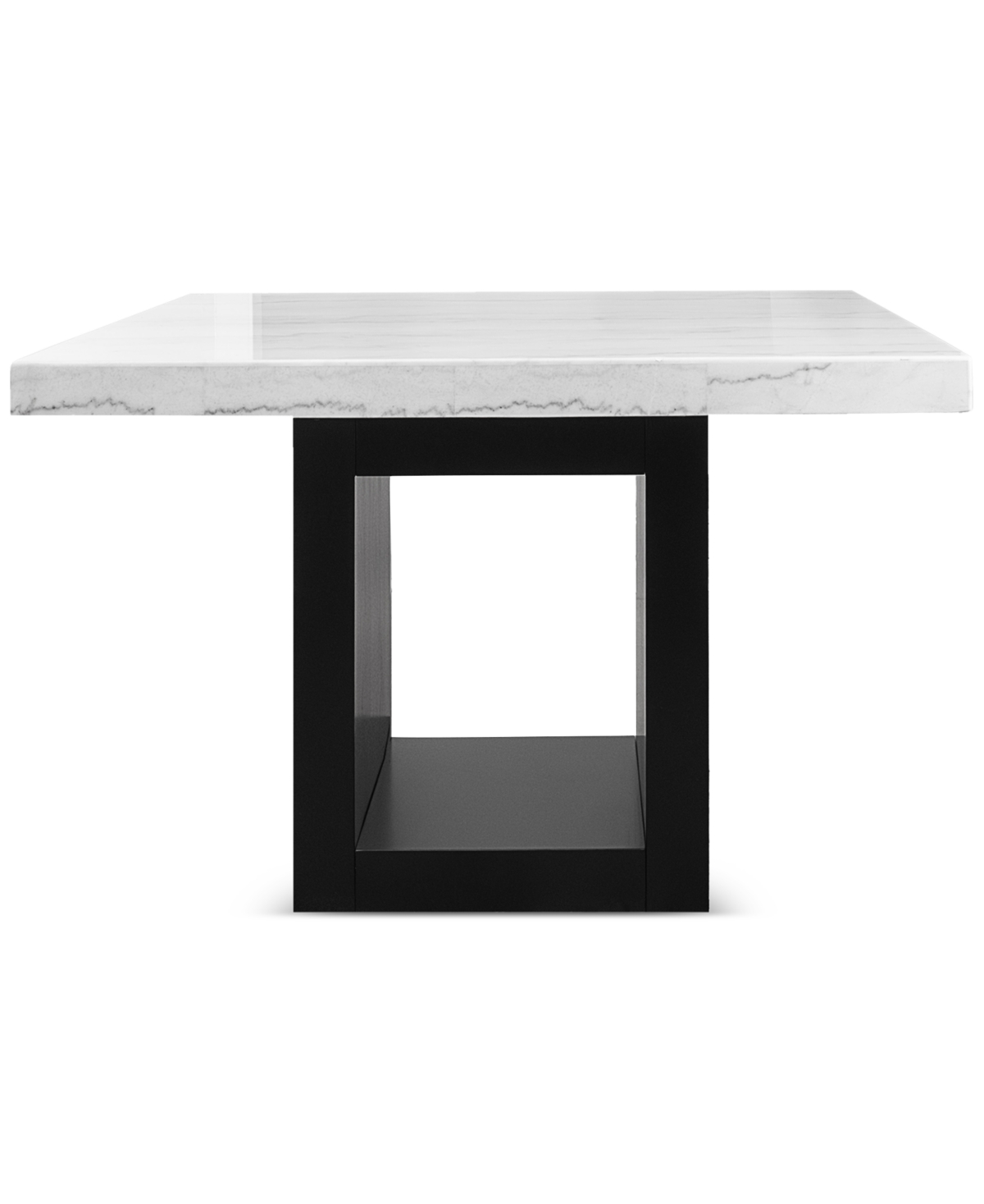 MACY'S KELLET SQUARE MARBLE COUNTER HEIGHT DINING TABLE, CREATED FOR MACY'S
