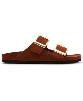 Bodie Buckle Footbed Slide Sandals