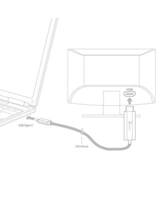 USB Type-C to 4K HDMI Cable, 6ft
