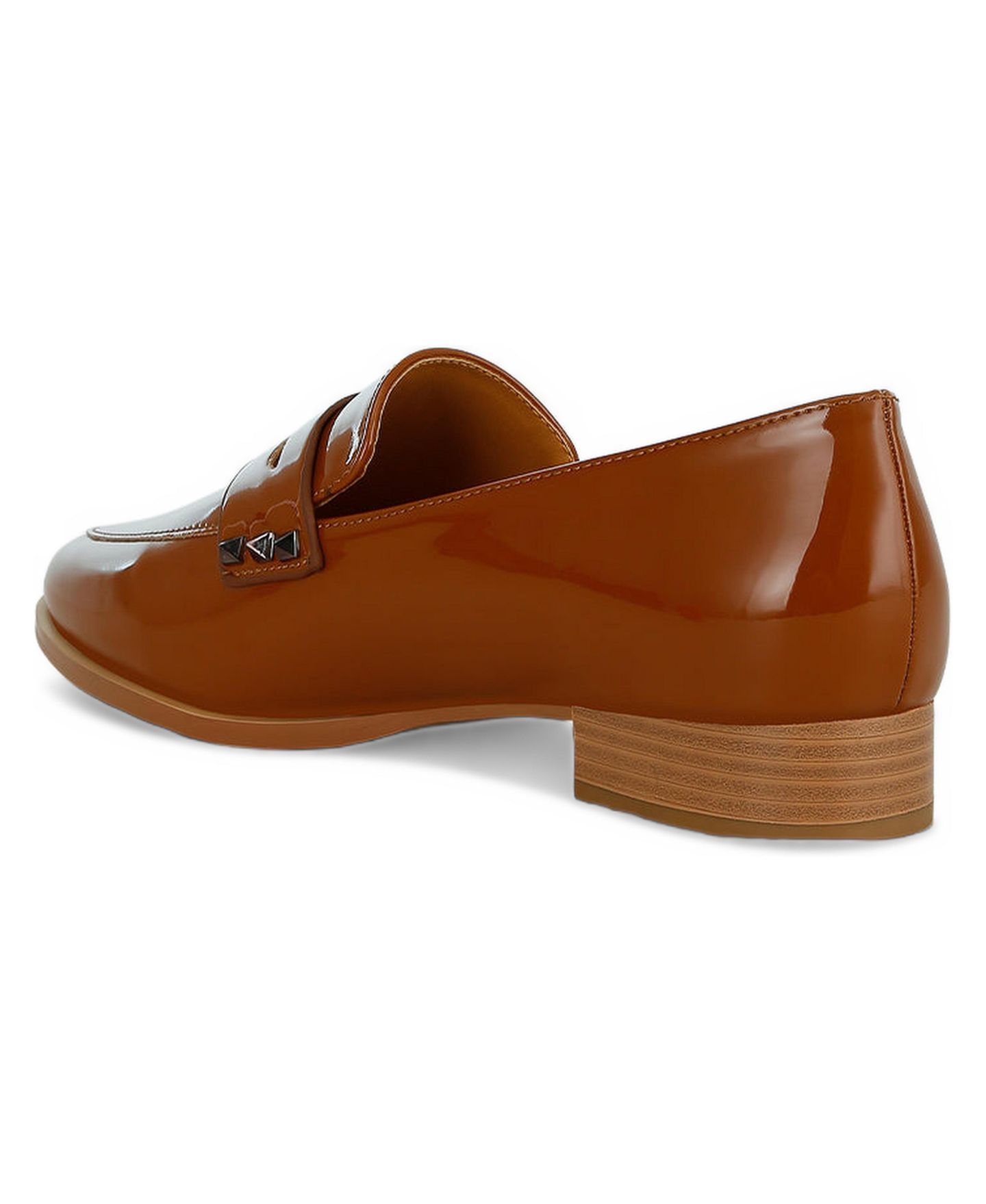 Женские туфли Rag & Co Noshiya Patent Pleather Penny, цвет: Бежевый / Хаки — фото 2