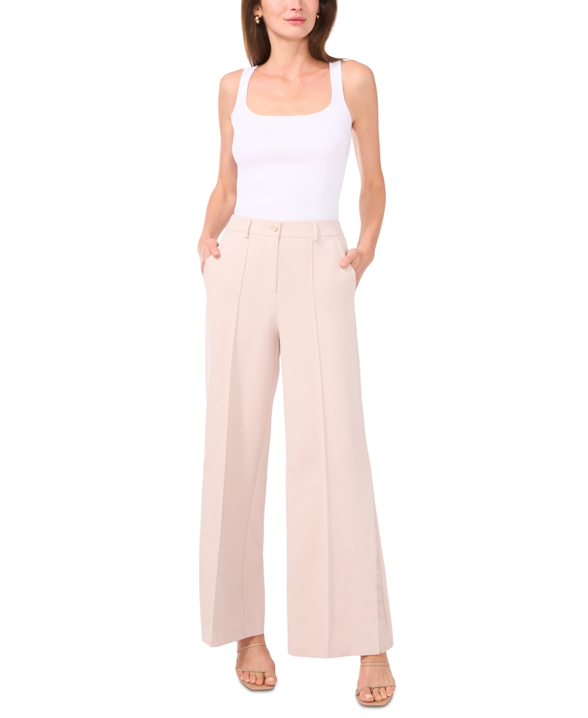Parker Women's High Rise Wide-Leg Side-Slit Pants