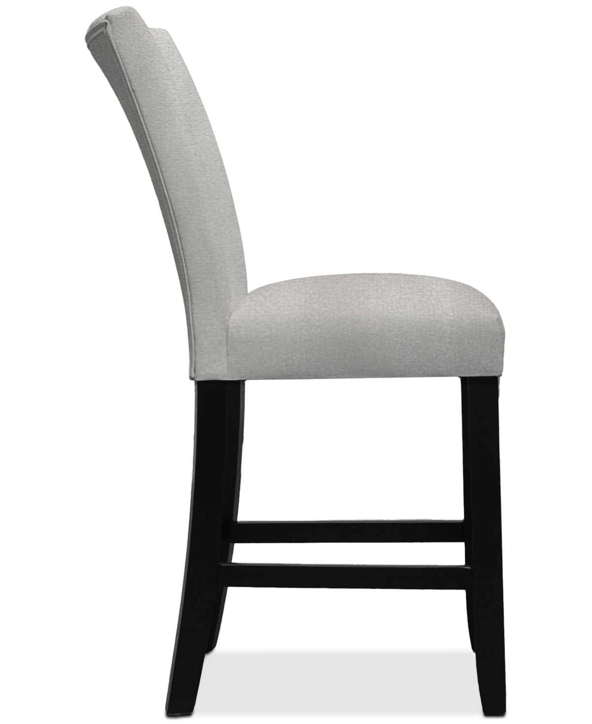 Macy's Kellet 6 Pc. Velvet Counter Height Chair Set In Grey