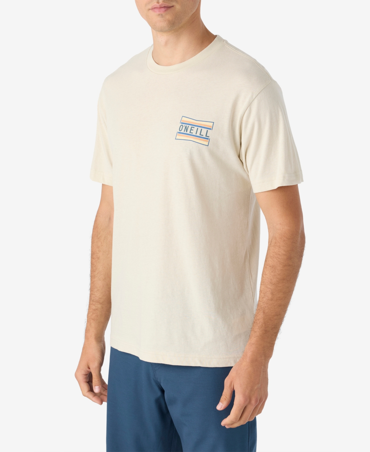 O'neill Men's Working Stiff Graphic Tees In Light Khaki