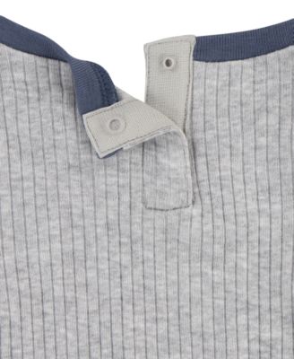 Baby Boys Short Sleeve Bodysuit, Crew and Pants 3-Piece Set