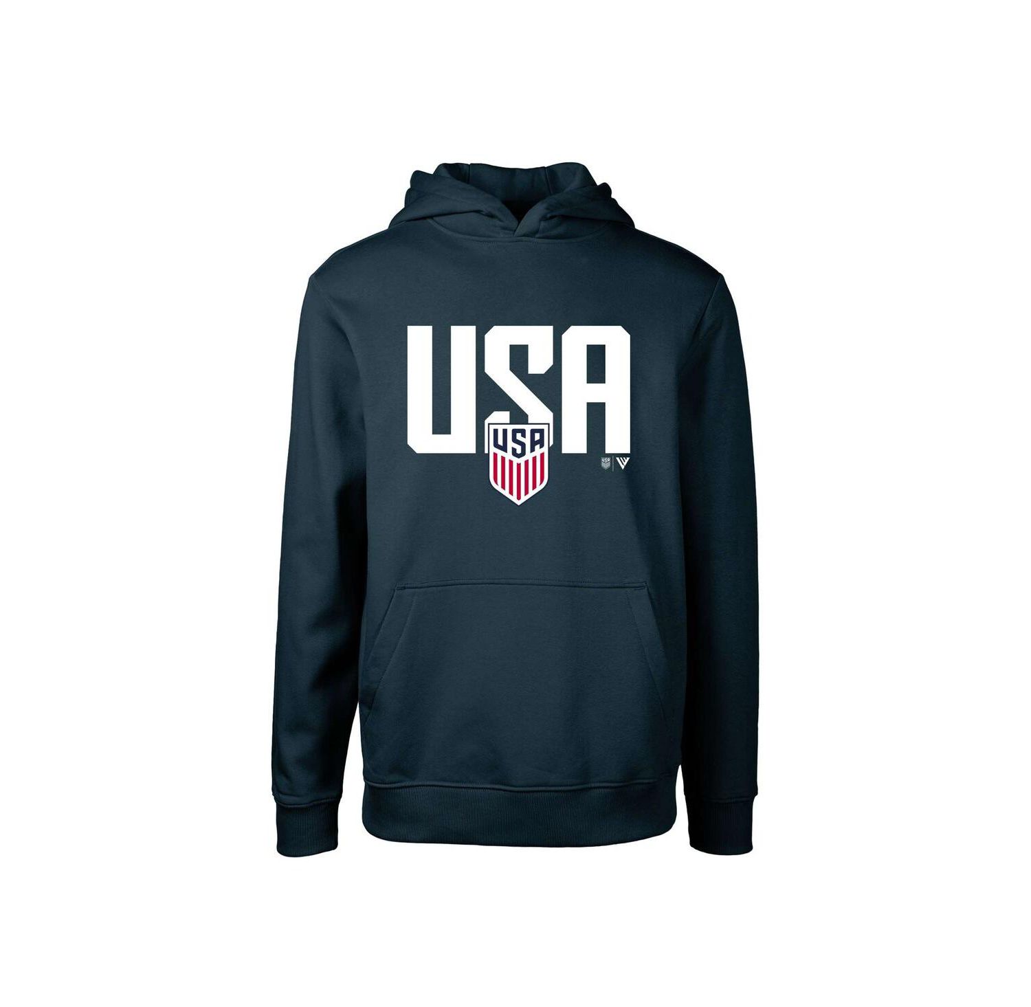 Big Boys and Girls Navy USMNT Podium Mascot Pullover Hoodie