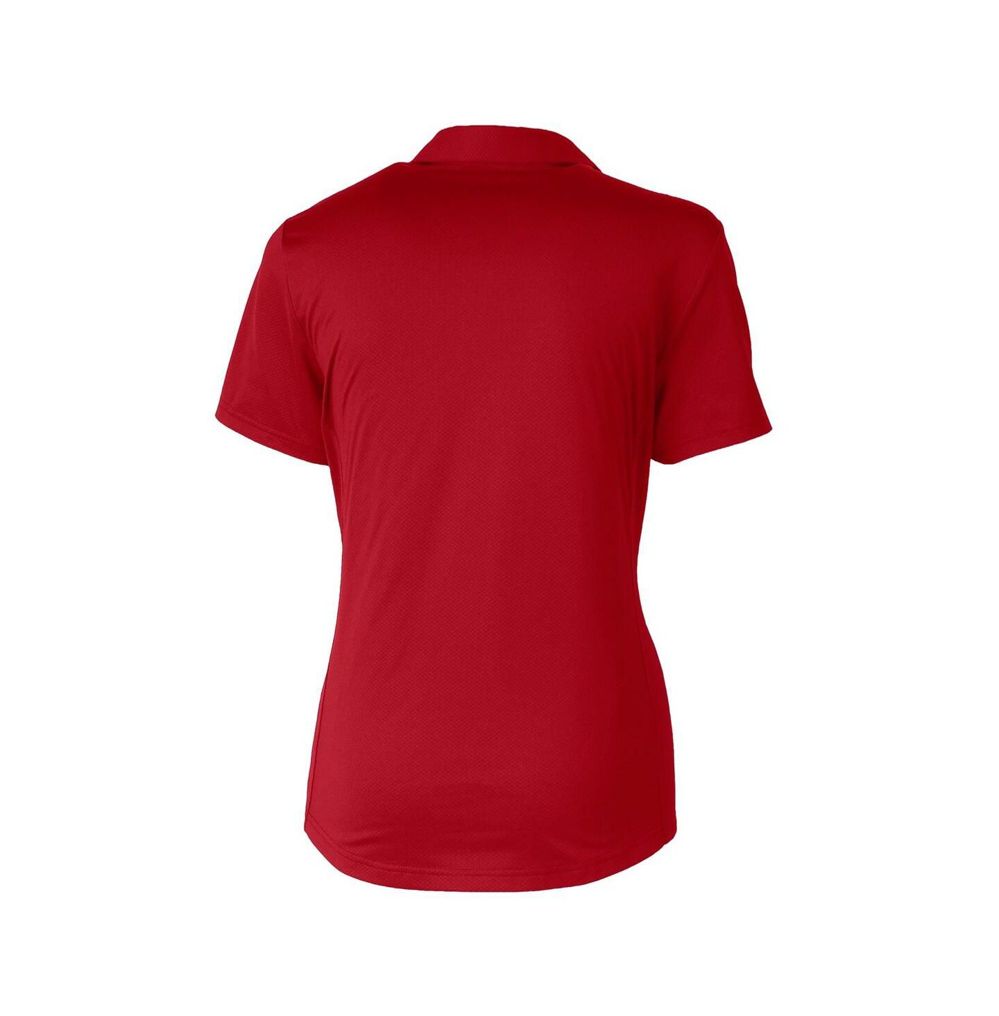 Женский топ Cutter & Buck Red Georgia Bulldogs Prospect Textured Stretch Polo — фото 2