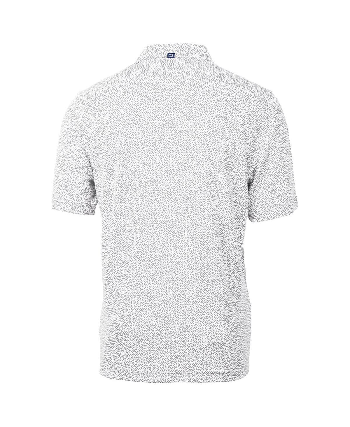 Cutter & Buck Men's Nc State Wolfpack Virtue Eco Pique Botanical Polo In Gray