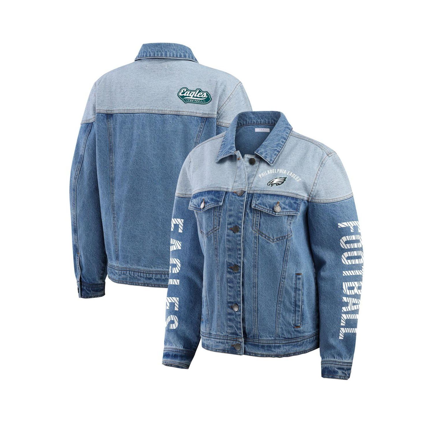 Women's Philadelphia Eagles Full-Button Denim Jacket