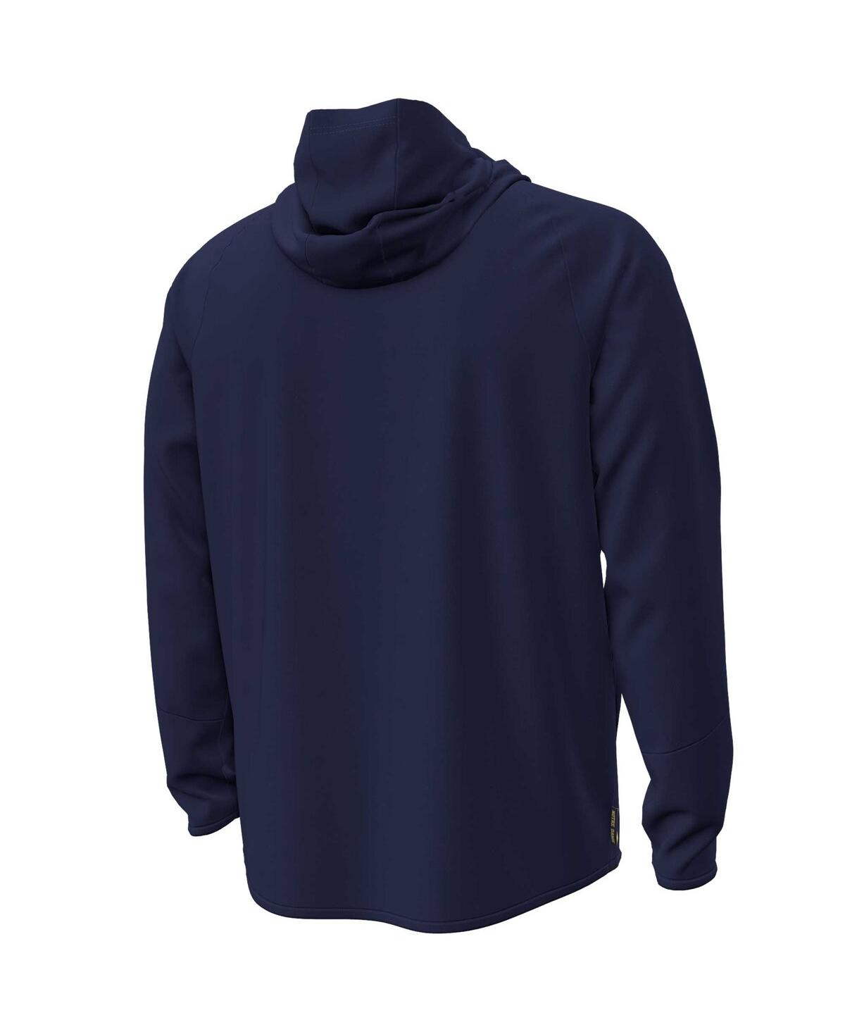Under Armour Men's Notre Dame Fighting Irish Unstoppable Performance Fleece Hoodieâ Half-zip Jacket In Blue