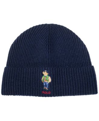 Polo Ralph Lauren Men's Signature Varsity Bear Beanie - Macy's