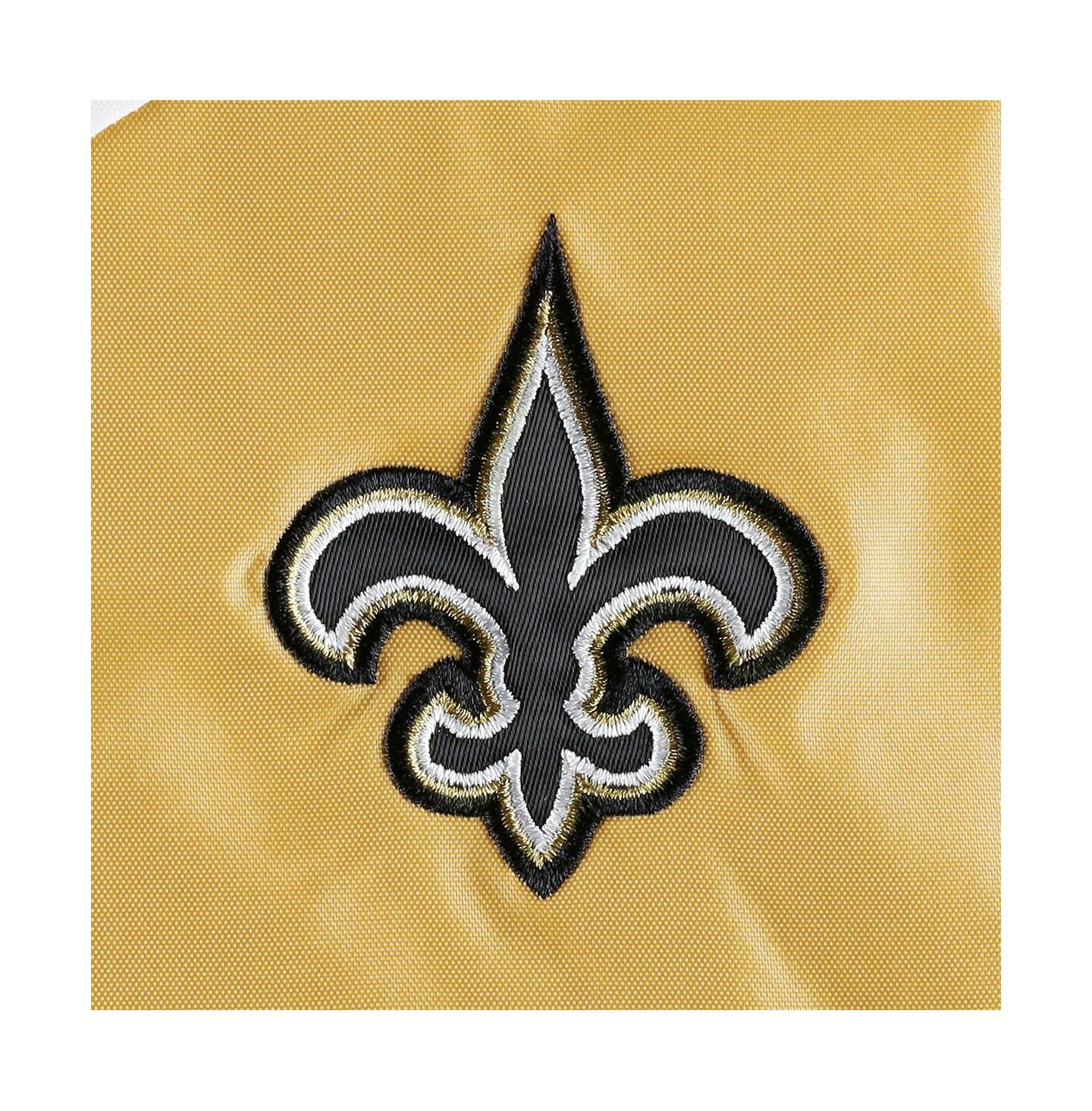 Женские худи Tommy Hilfiger White/Gold New Orleans Saints Staci Half-Zip Windbreaker Jacket — фото 4