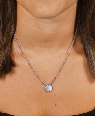 Rose Petal Pendant Necklace