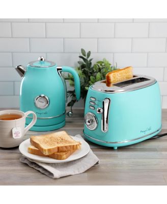 1.7 Quart Electric Tea Kettle and 2 Slice Toaster Combo