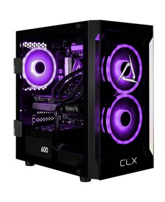 SET Gaming Desktop - Liquid Cooled Intel Core i7 14700KF 3.4GHz 20-Core Processor, 32GB DDR5 Memory, GeForce RTX 4060 Ti 16GB GDDR6 Graphics, 1TB SSD, 4TB HDD, WiFi, Windows 11 Home 64-bit