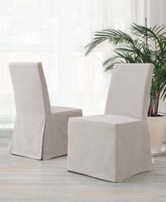 39" 2-Pc. Wood Mindy Sunbrella Slipcover Dining Chair