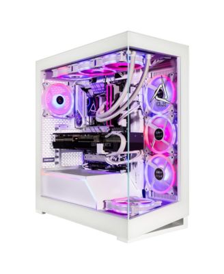 HORUS Gaming Desktop - Liquid Cooled Intel Core i9 14900KF 3.2GHz 24-Core Processor, 64GB DDR5 Memory, GeForce RTX 4090 24GB GDDR6X Graphics, 2TB SSD, 6TB HDD, WiFi, Windows 11 Home 64-bit