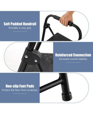 Wide Anti-Slip Pedal 2-Step Ladder