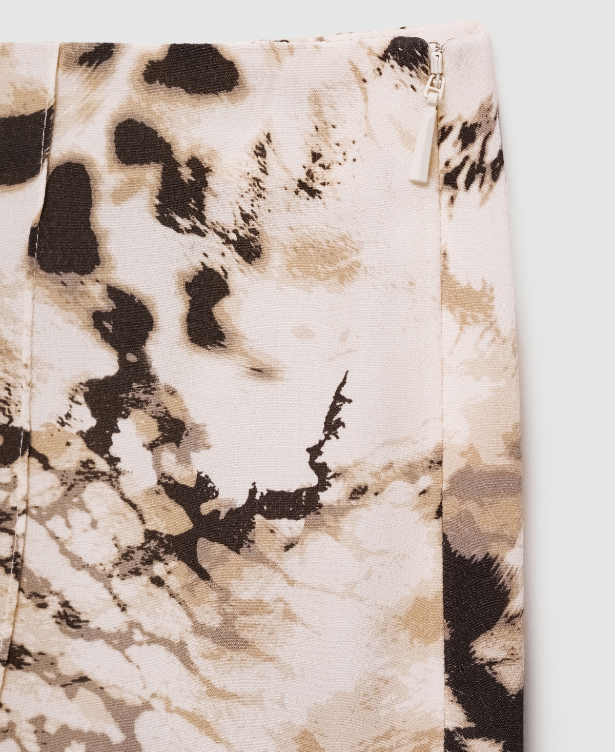 Mango Women's Fluid Animal-Print Pants
