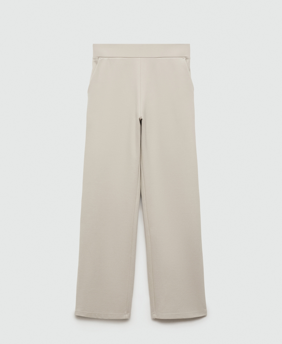 Shop Mango Women's Pocket Jogger Pants In Light,pastel Gray
