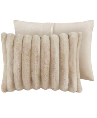 Jasmine Faux Fur Reverse to Velvet 3-Pc. Comforter Set, Full/Queen