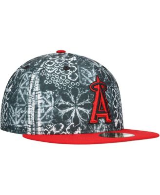 Men's Black Los Angeles Angels Sands 59FIFTY Fitted Hat