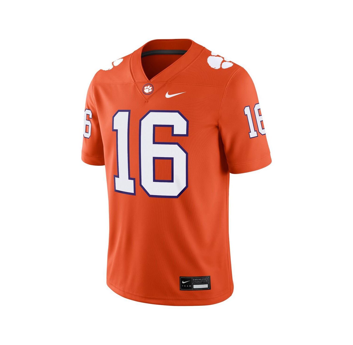 Men's Trevor Lawrence Orange Clemson Tigers Alumni Game Jersey