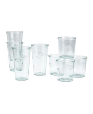 MASON CRAFT & MORE 8 PieceGlass Tumbler Set - Macy's