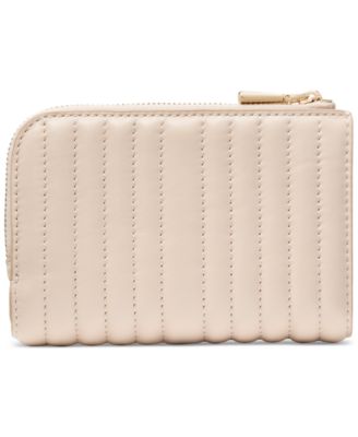 Deco Quilted Leather Compact Wallet