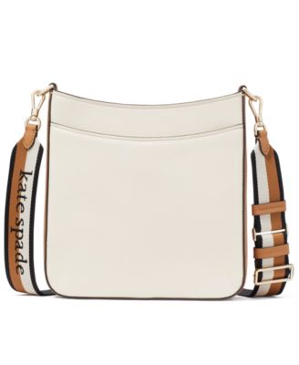 Hudson Small Pebbled Leather Messenger Crossbody