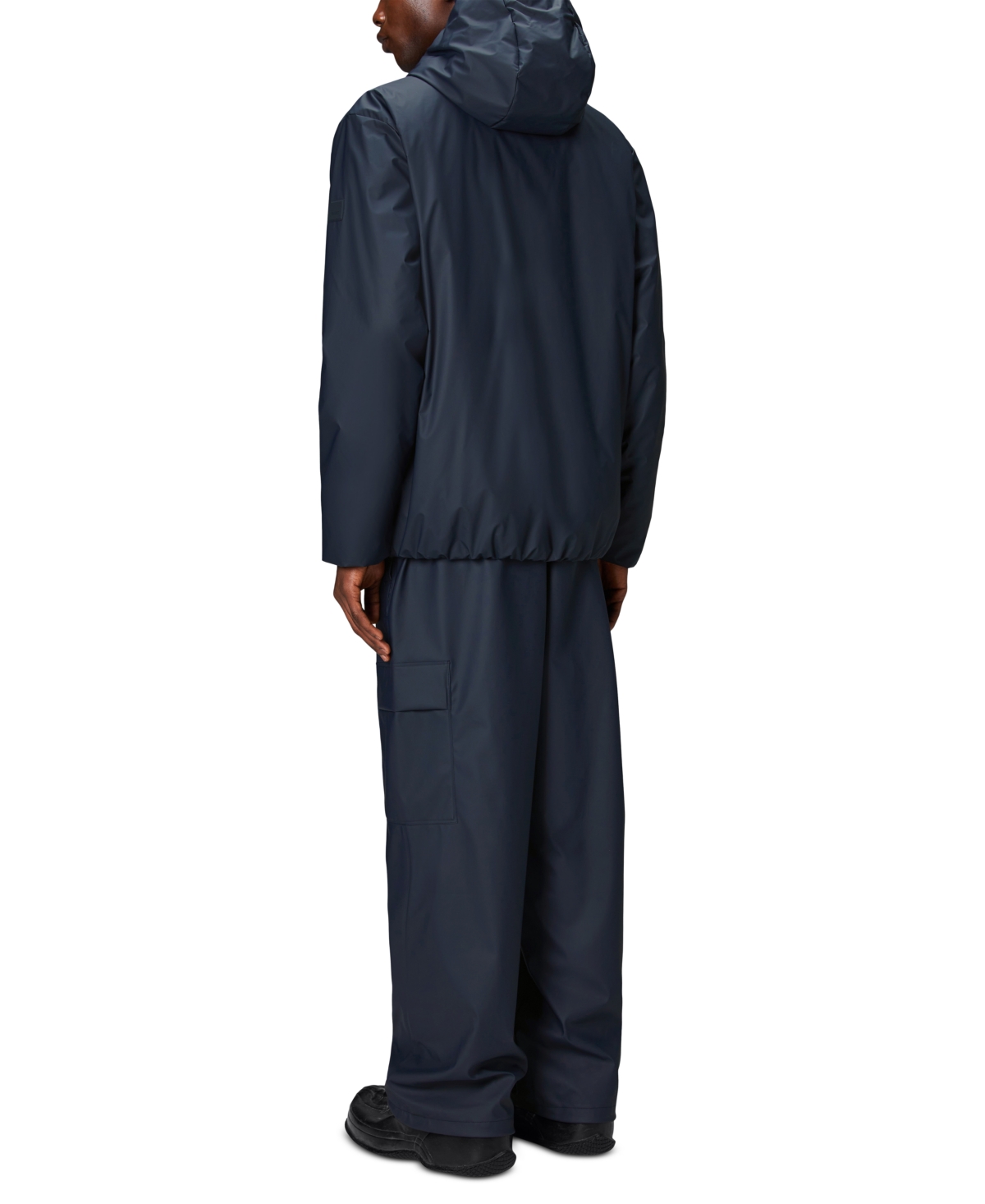 Rains Men's Lohja Insulated Hooded Waterproof Jacket