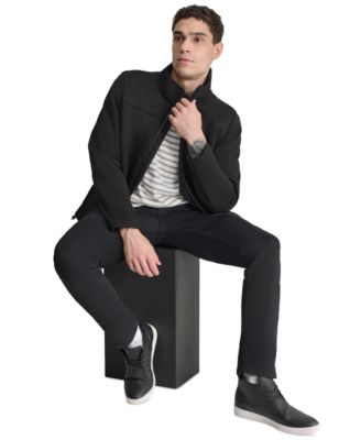 Men's Sweater-Knit Fleece Jacket 